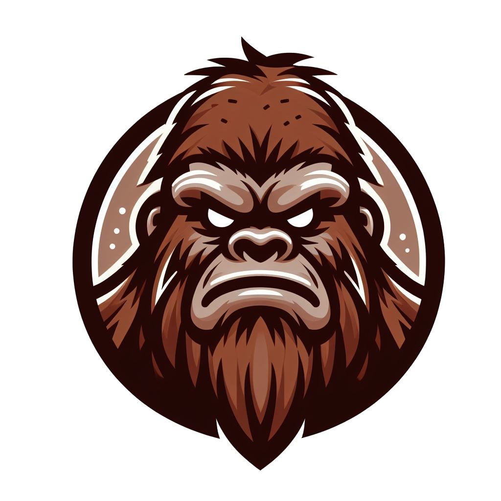 Bigfoot Cartoon Logo
